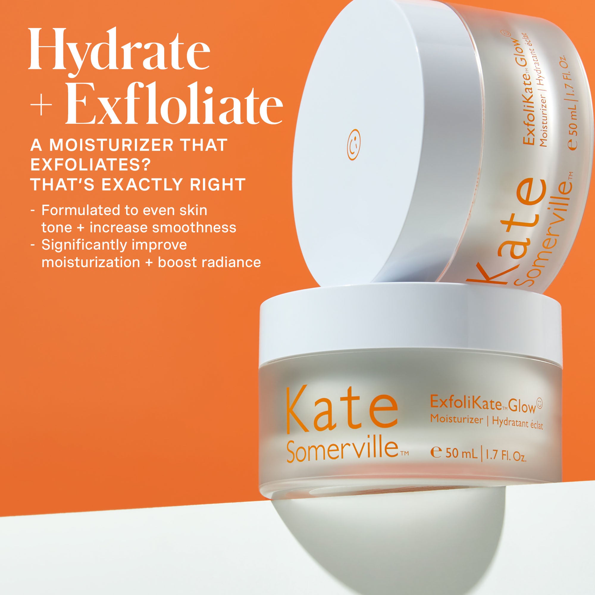 ExfoliKate Glowing Skin Moisturiser | Kate Somerville – Kate