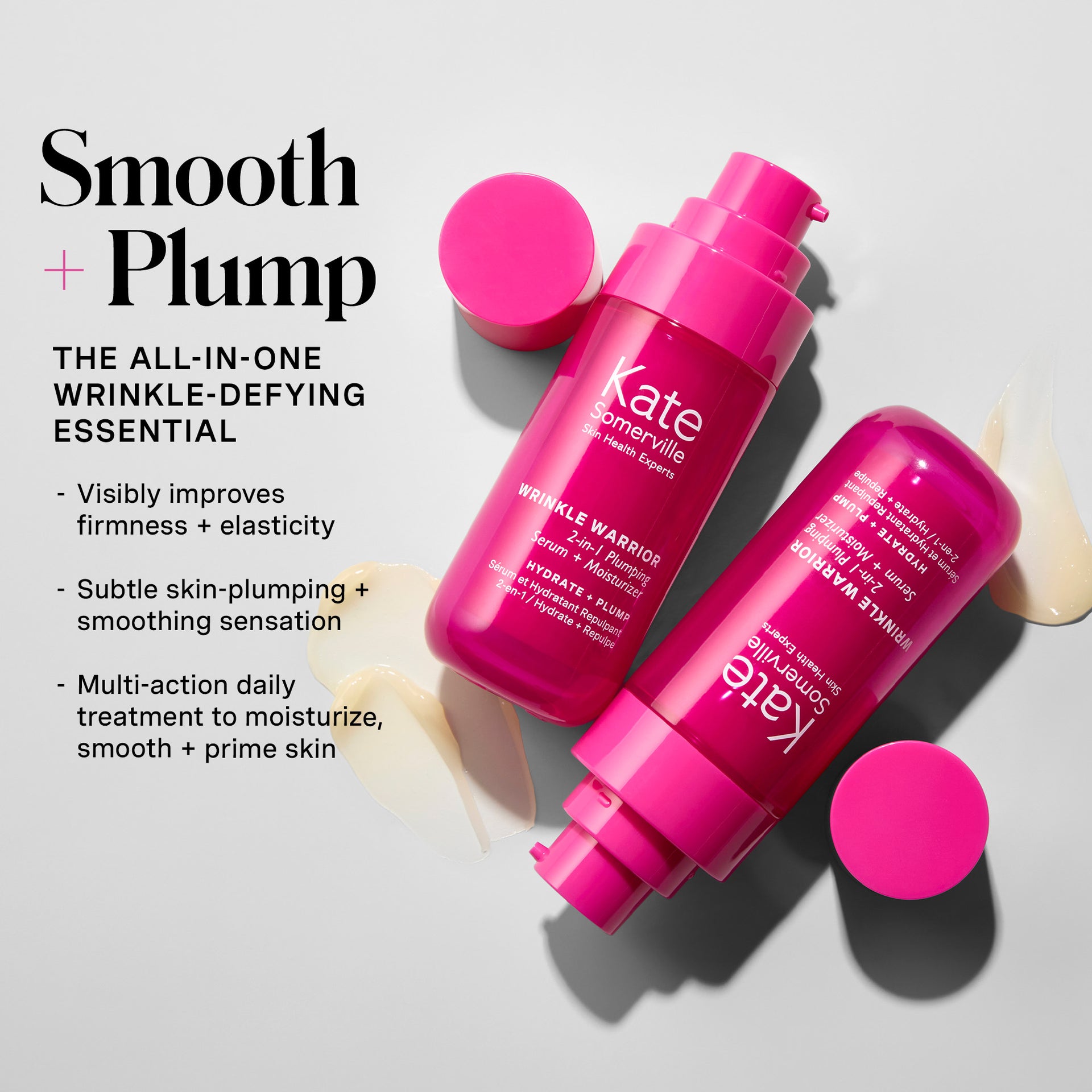Wrinkle Warrior® 2-in-1 Plumping Serum + Moisturiser