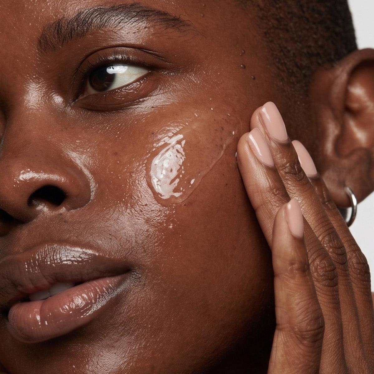 Model with healthy, luminous skin